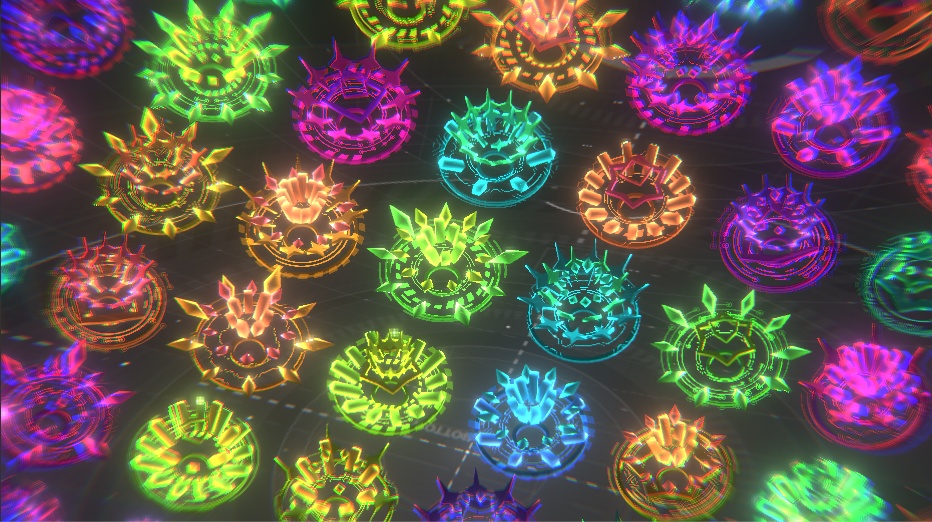 【ジェネラティブ】PhraseCrystal Ver1.1【モデル&シェーダー】