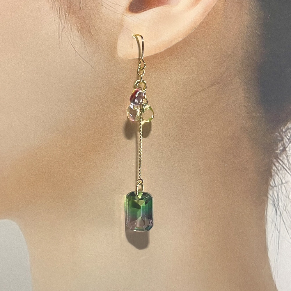 【ワンハリ】グリーンドア|ピアス/イヤリング