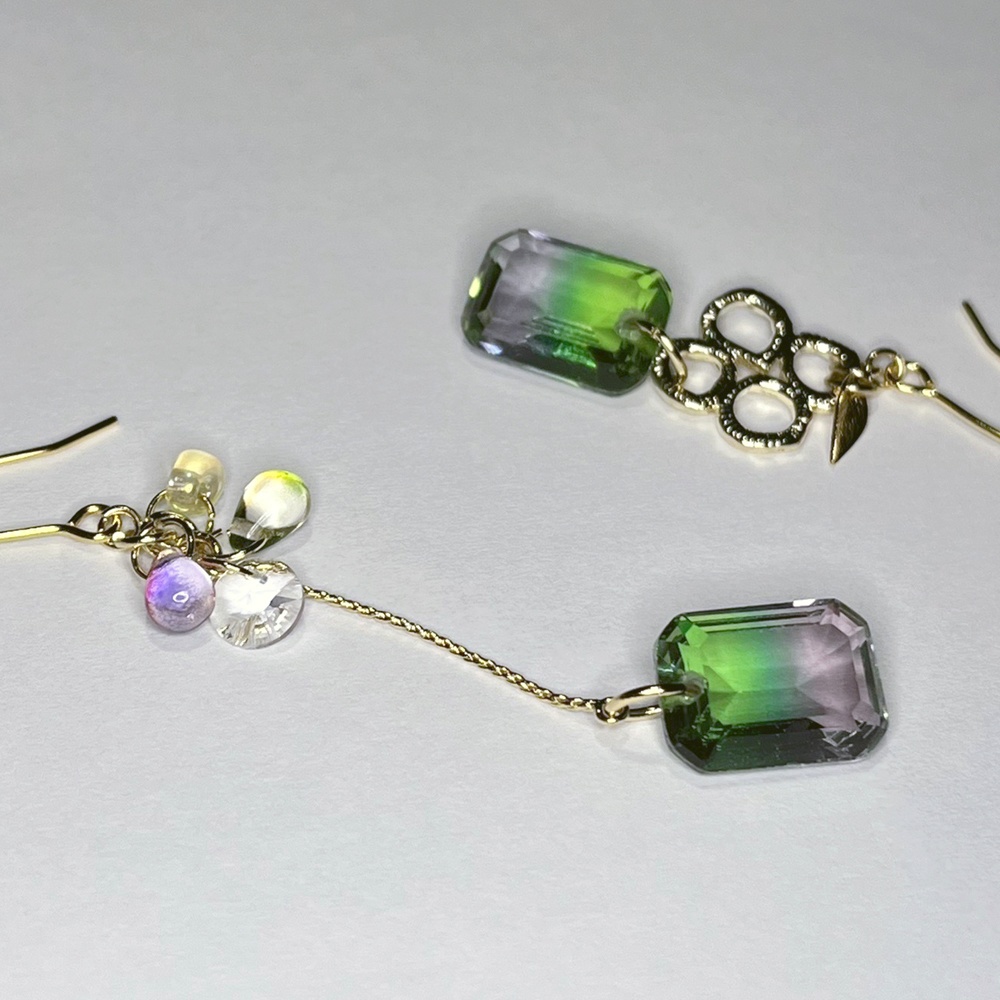 【ワンハリ】グリーンドア|ピアス/イヤリング