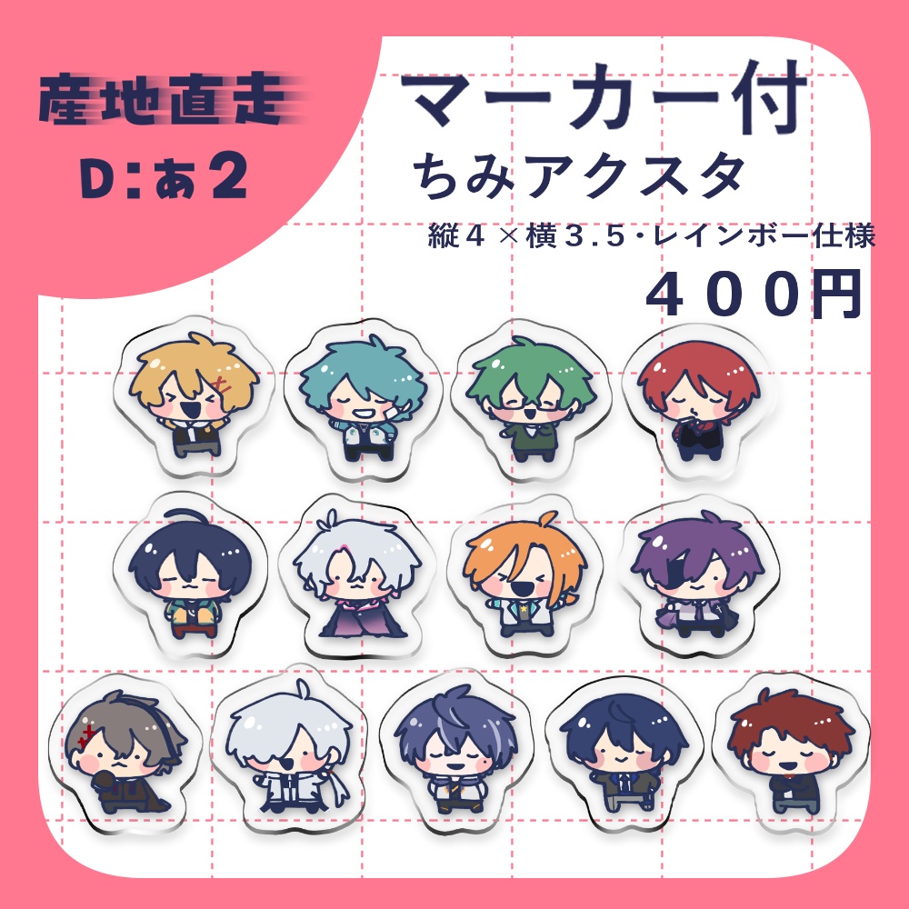 【非公式】マーカー付きちみアクスタ