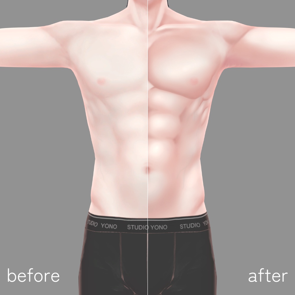 斑霞用筋肉bodytexture