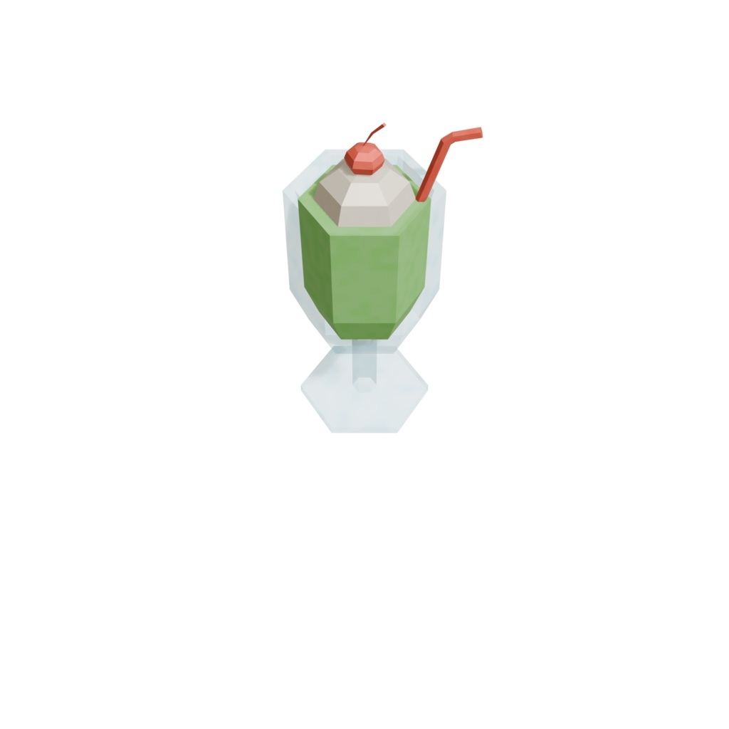 【ローポリごはん】3Dモデル 第一弾