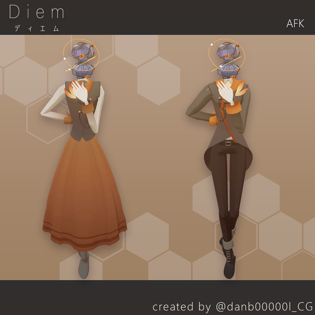 【オリジナル3Dアバター】Diem ディエム