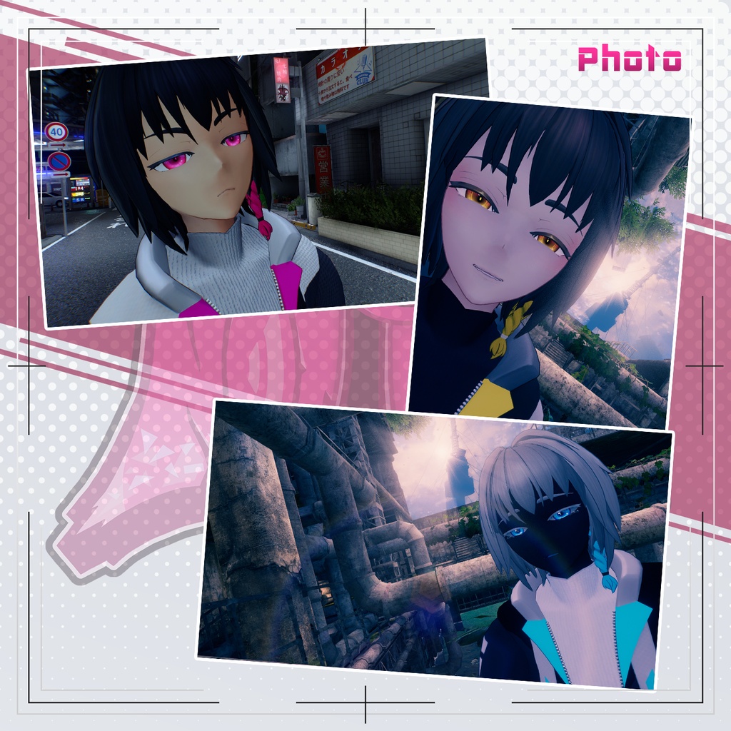 【オリジナル3Dアバター】Noxious ノクシャス【VRChat 向け】