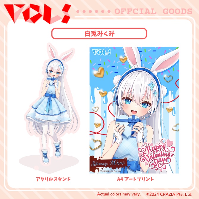 【販売終了】VOLs 2024バレンタイン記念グッズ