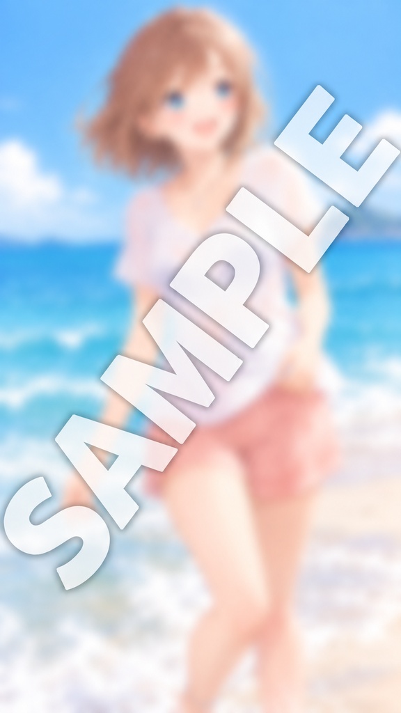 アニメ調|濡れ・透け表現に特化したポーズ・差分集 Vol.2 【50枚】
