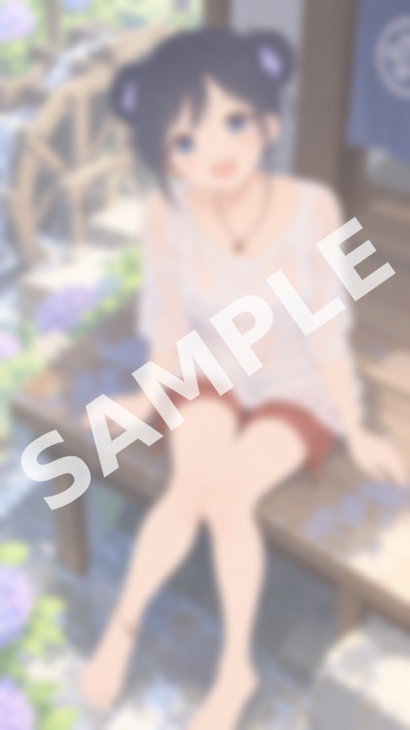 アニメ調|濡れ・透け表現に特化したポーズ・差分集 Vol.3【50枚】