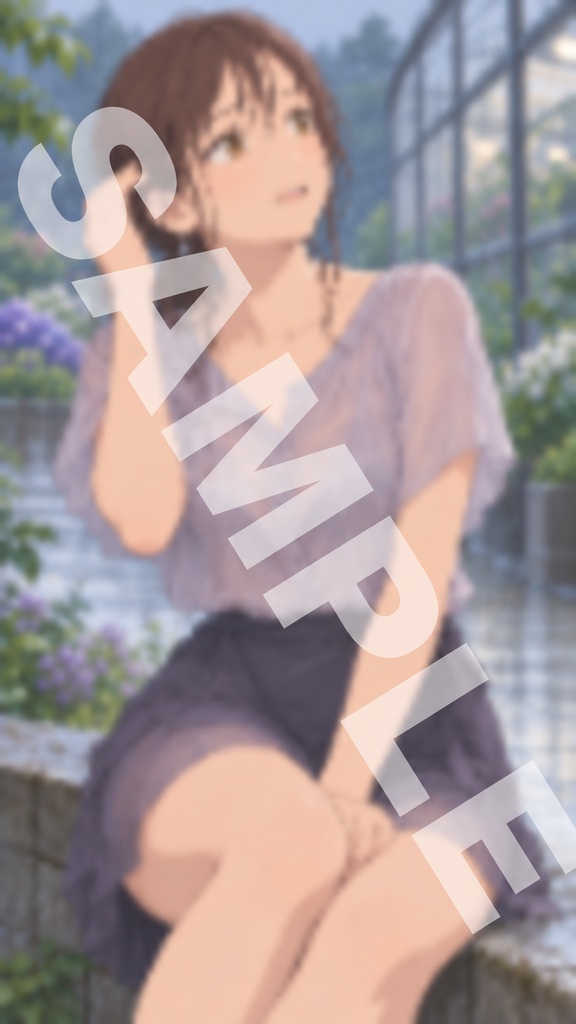 アニメ調|濡れ・透け表現に特化したポーズ・差分集 Vol.1.5【10枚】