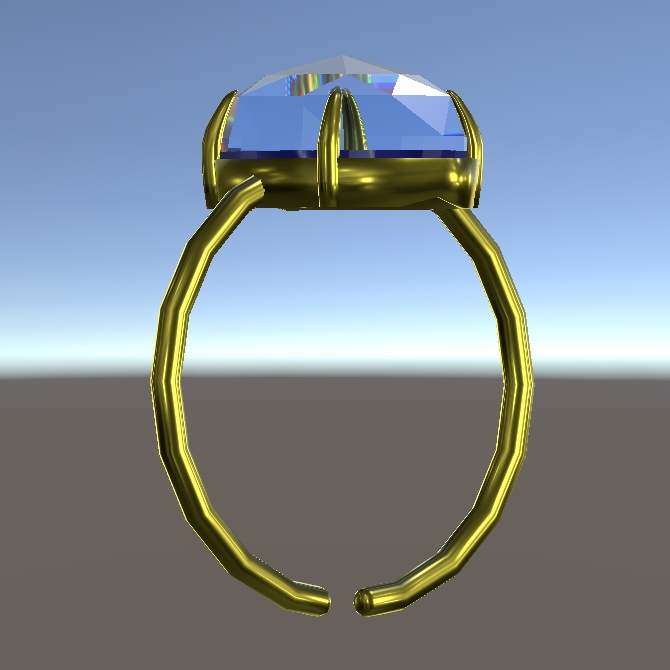 【VRChat想定】ダブレットリング~クリスタルとラピスラズリ(無料)