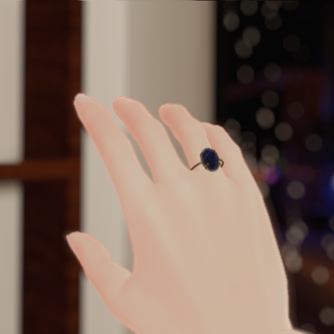 【VRChat想定】ダブレットリング~クリスタルとラピスラズリ(無料)