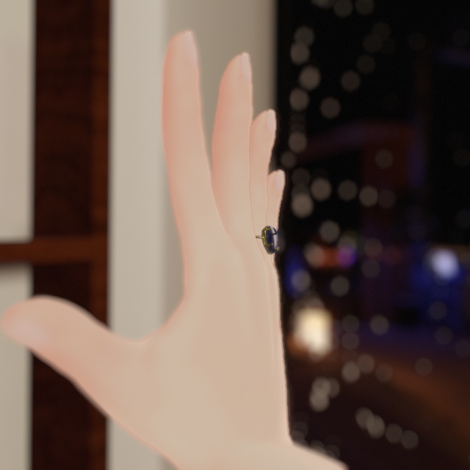 【VRChat想定】ダブレットリング~クリスタルとラピスラズリ(無料)