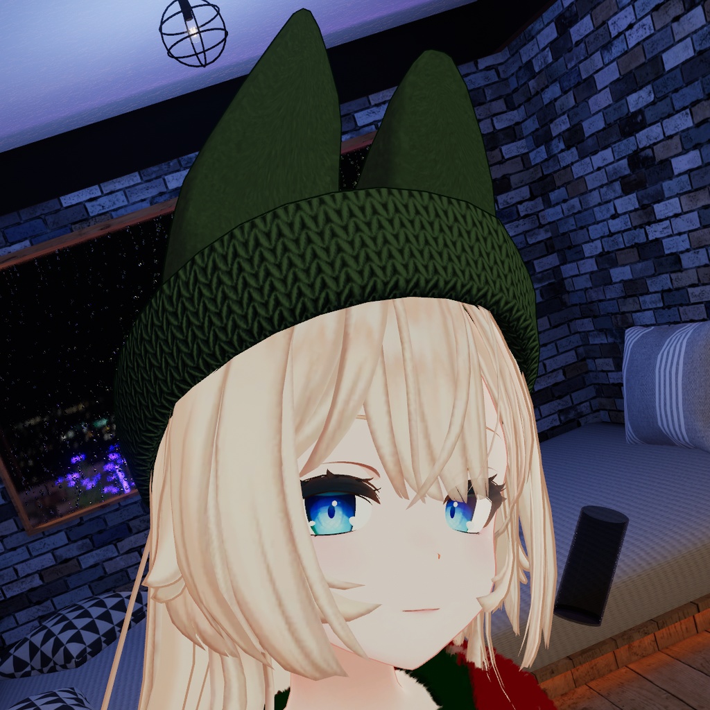 【λ(ラムダ)専用】耳もぬくぬくニット帽(Modular Avatar対応)