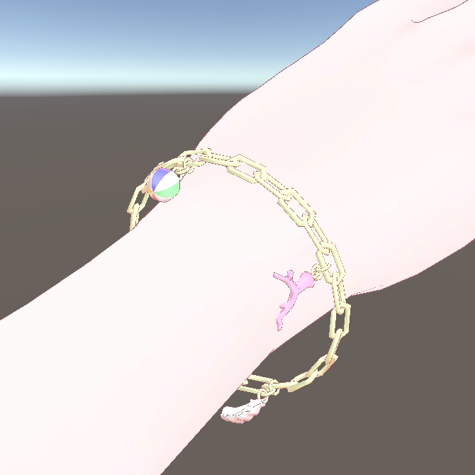 常夏かいがらアクセサリーセット(Modular Avatar対応)