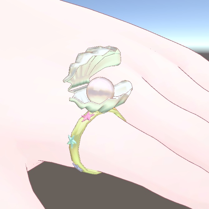 常夏かいがらアクセサリーセット(Modular Avatar対応)