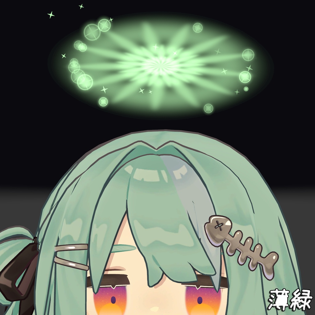 【無料SALE中】パーティクルヘイロー『きらふわ』(ModularAvatar設定済)