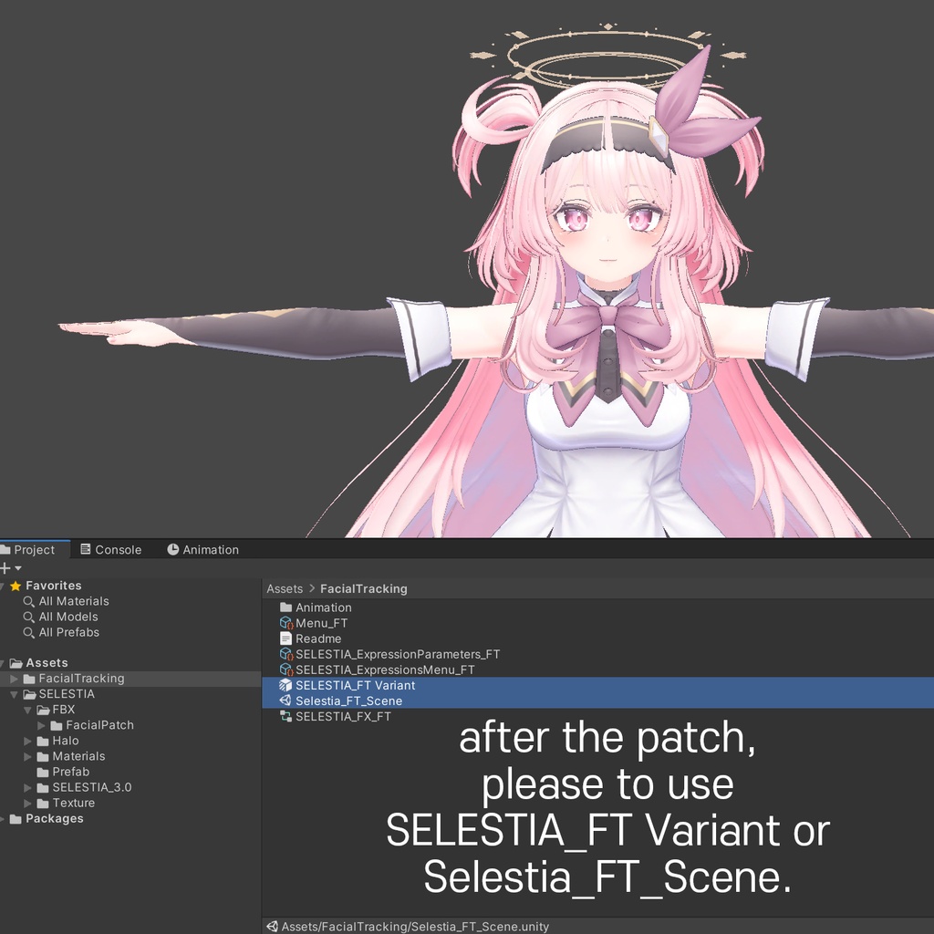Selestia's(セレスティア) Facial Tracking Setting