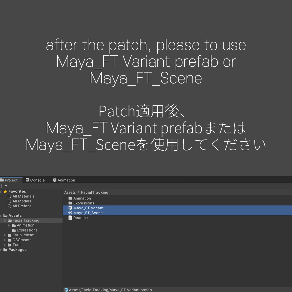 Maya(舞夜)'s FacialTracking Setting