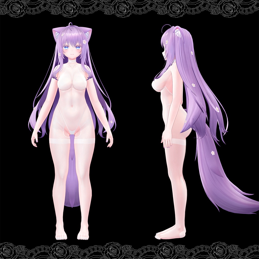 「萌用」オープンクロッチタイツ(Open Crotch Tights)