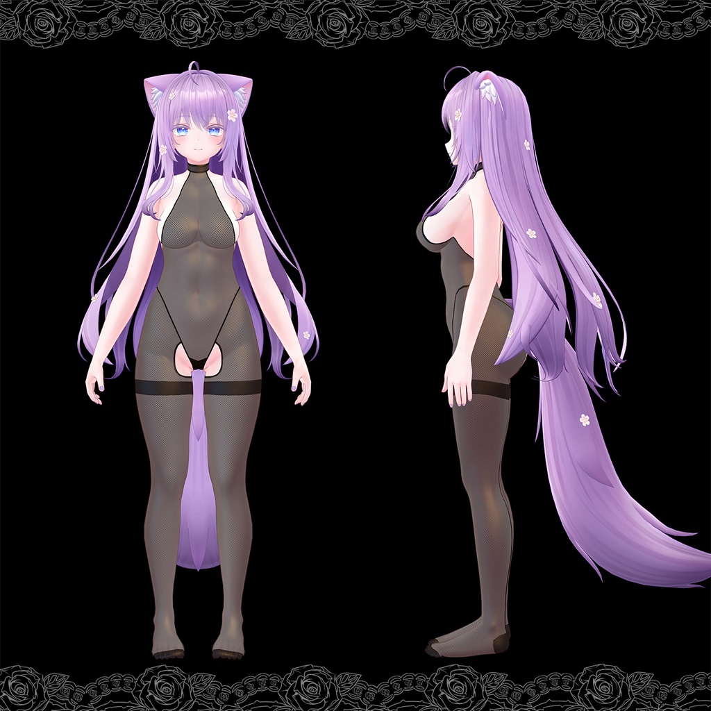 「萌用」オープンクロッチタイツ(Open Crotch Tights)