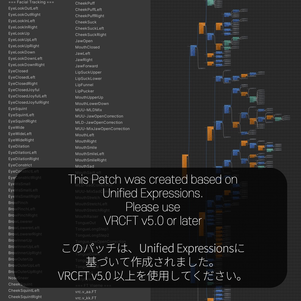 Chocolat(ショコラ)'s FacialTracking Setting