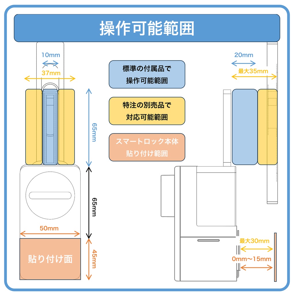 引き戸 スマートロック アダプター スイッチボットロック SwitchBot