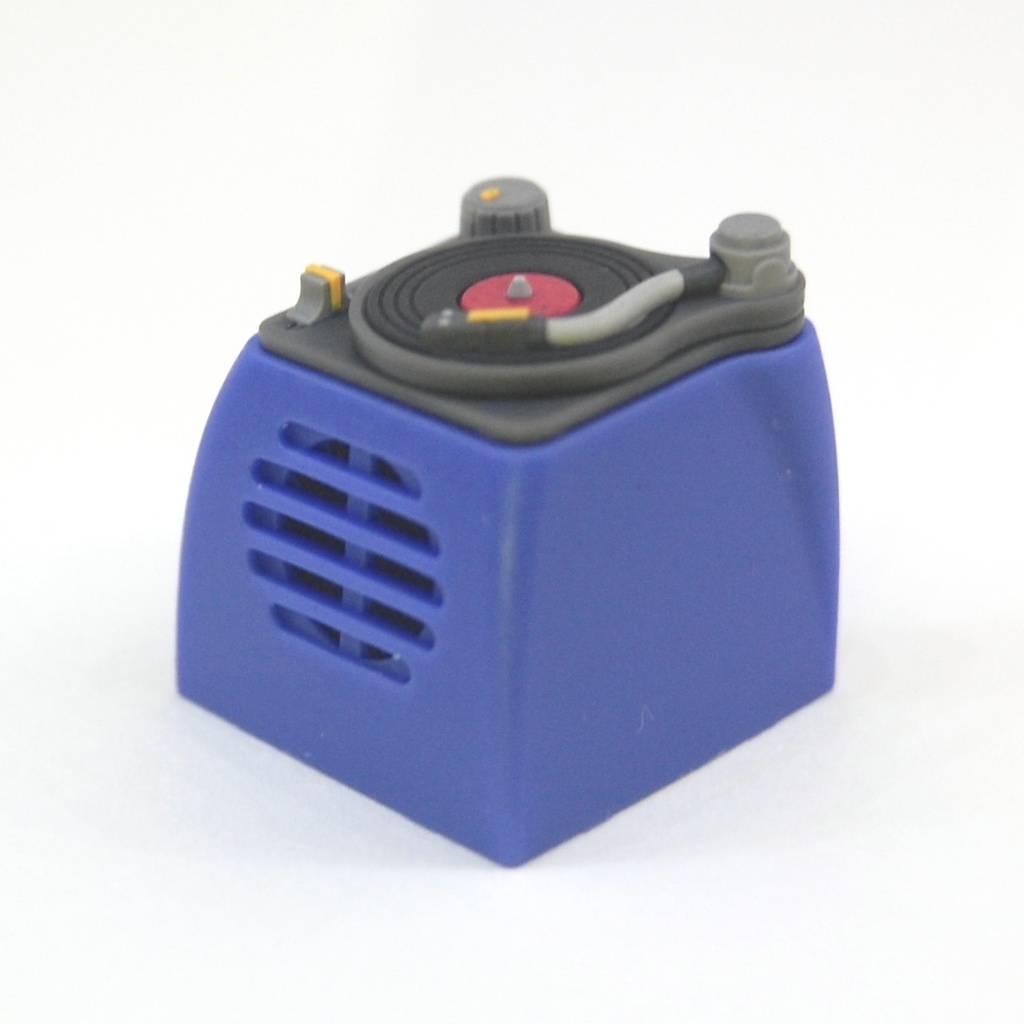 レコードプレーヤー キーキャップ シティポップ・ブルー