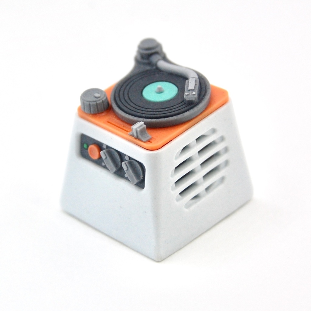 レコードプレーヤー キーキャップ アポロ・ホワイト