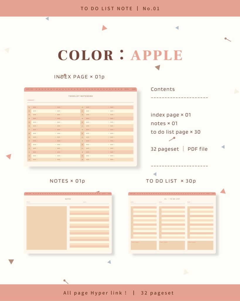 TODO LIST NOTES ๏ฝ No.01