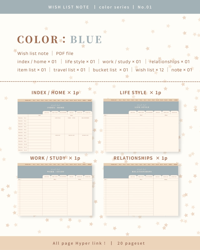 Wish list note ๏ฝ No.1