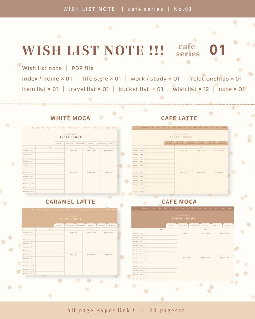 Wish list note ｜ No.1