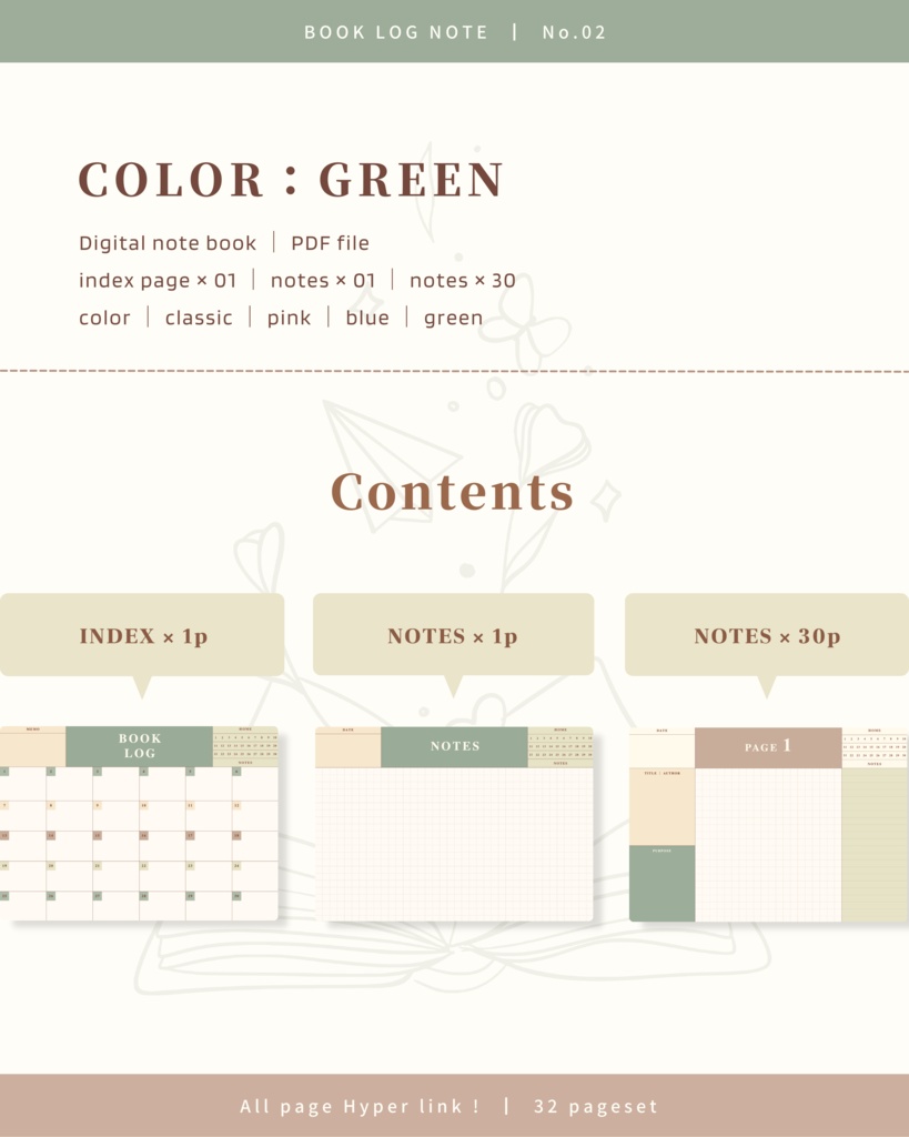 BOOK LOG NOTE ๏ฝ No.02