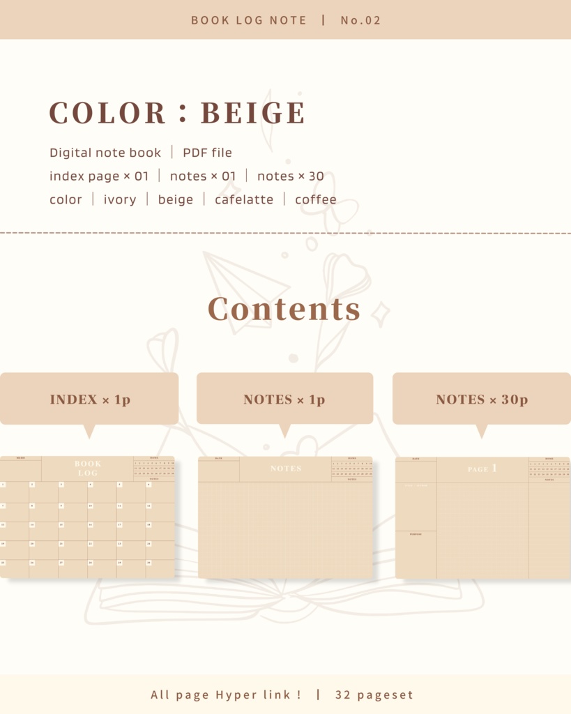 BOOK LOG NOTE ๏ฝ No.02