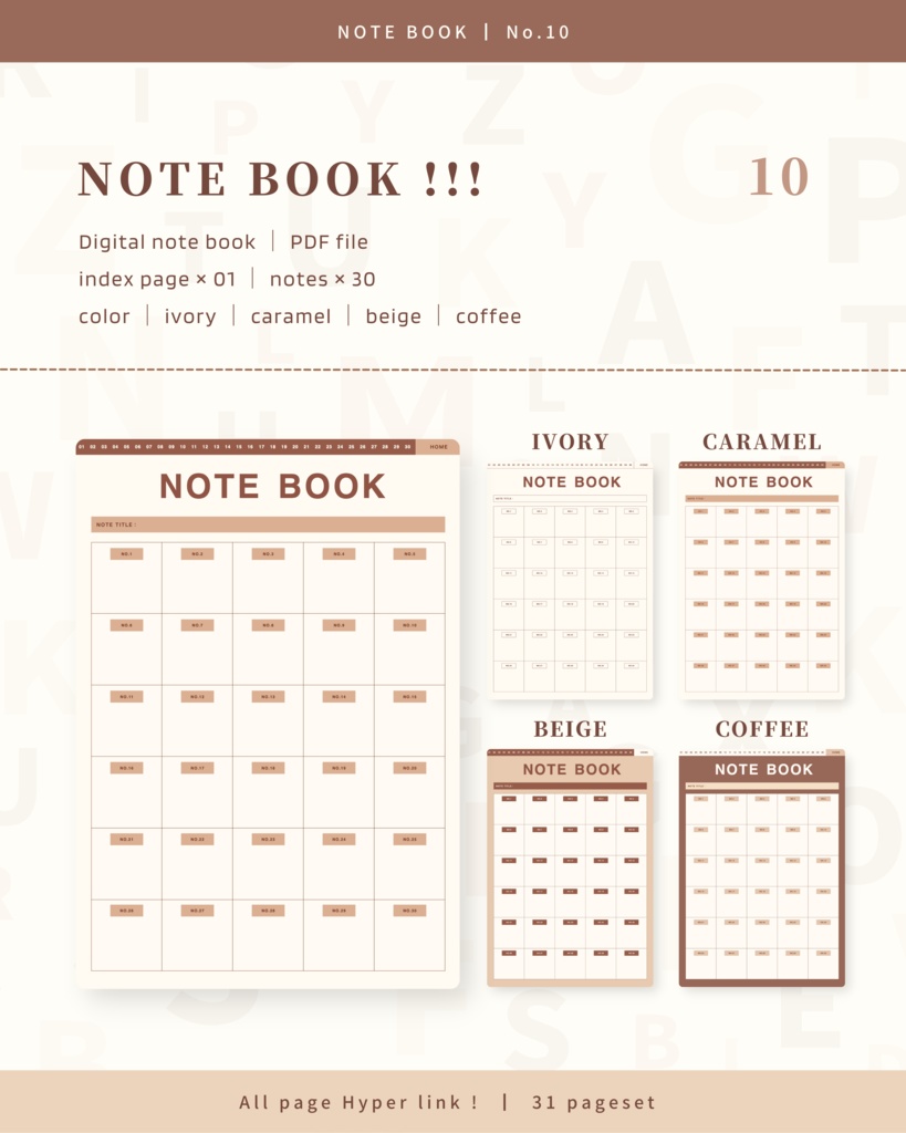 Notebook ｜ No.10