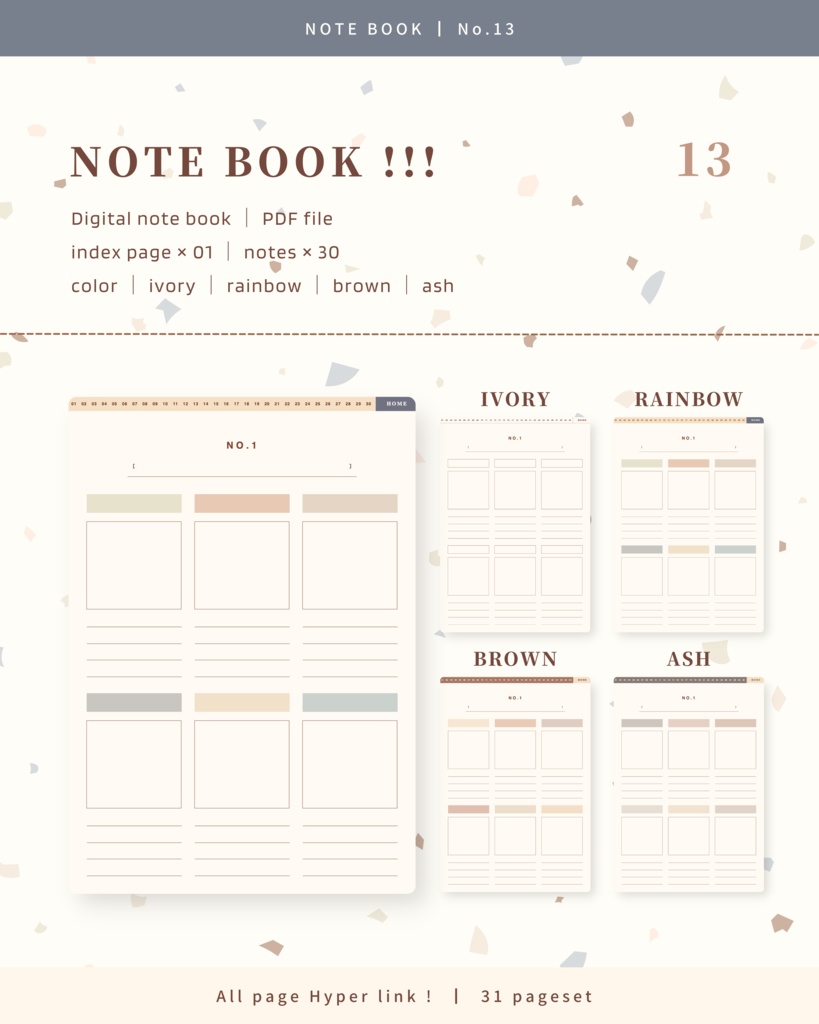 Notebook ｜ No.13