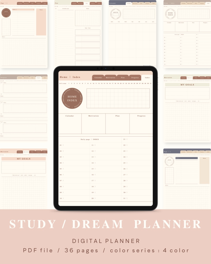 STUDY/DREAM PLANNER ๏ฝ No.1
