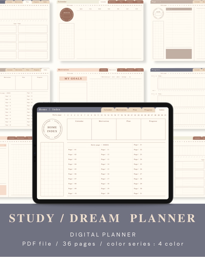 STUDY/DREAM PLANNER ๏ฝ No.1