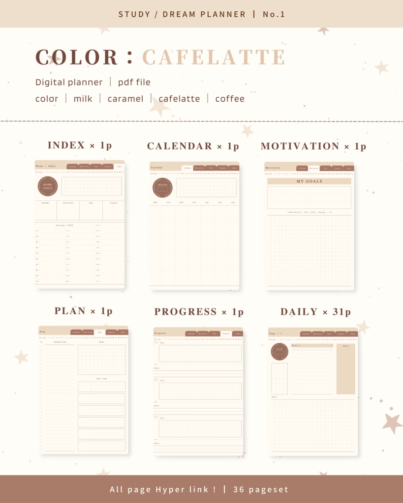 STUDY/DREAM PLANNER ๏ฝ No.1