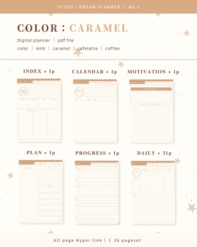 STUDY/DREAM PLANNER ๏ฝ No.1