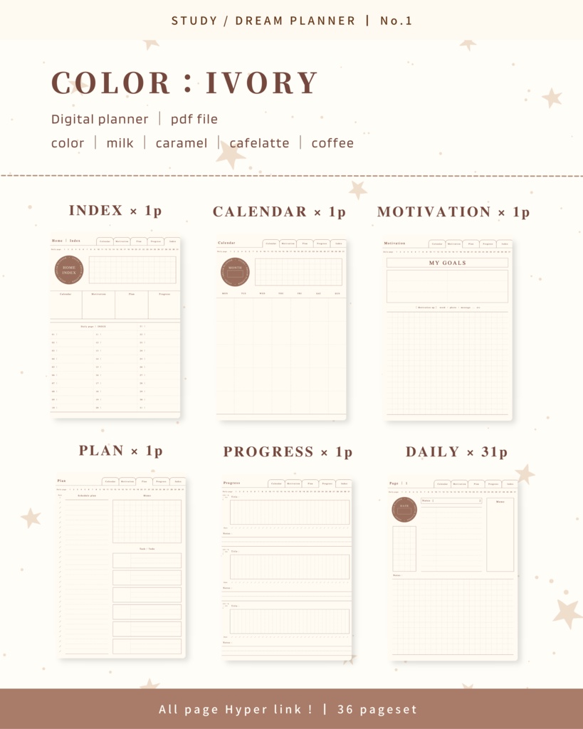 STUDY/DREAM PLANNER ๏ฝ No.1