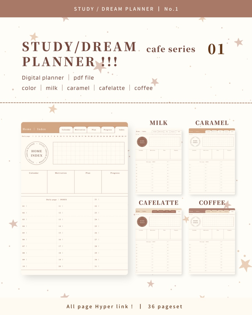 STUDY/DREAM PLANNER ๏ฝ No.1