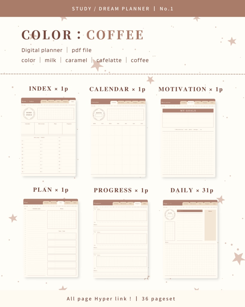 STUDY/DREAM PLANNER ๏ฝ No.1