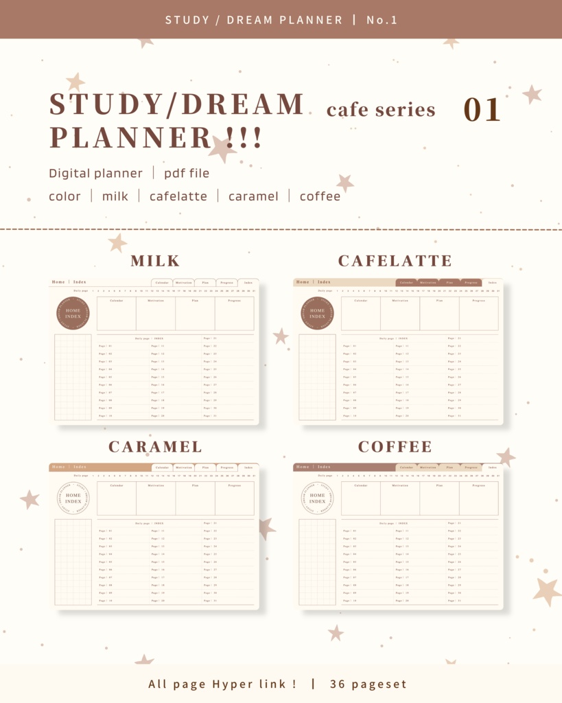 STUDY/DREAM PLANNER ｜ No.1