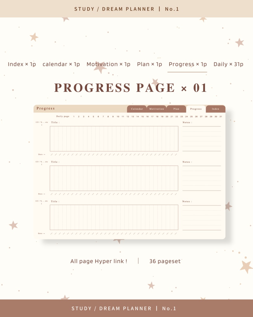 STUDY/DREAM PLANNER | No.1