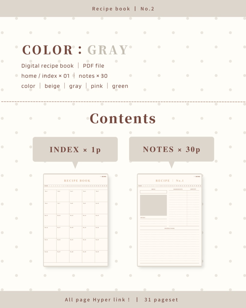 RECIPE BOOK ๏ฝ No.2