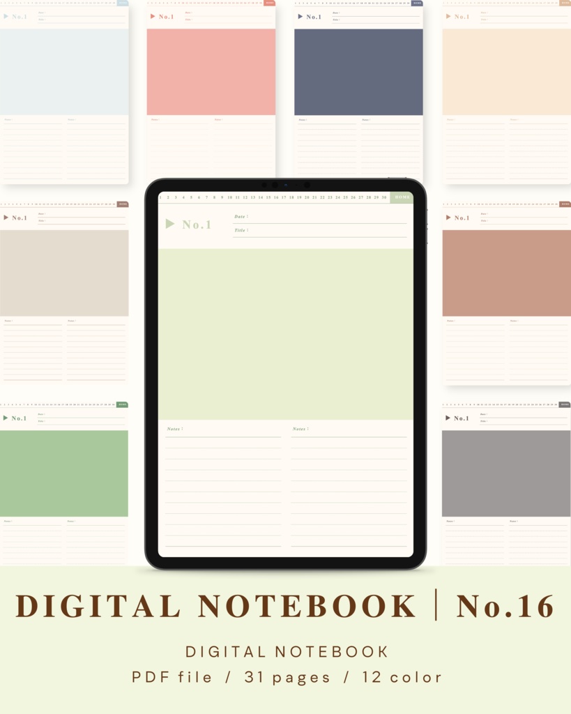 Notebook ๏ฝ No.16