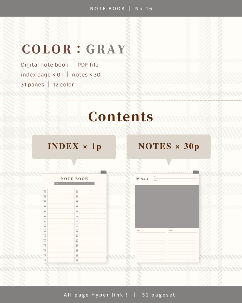 Notebook ๏ฝ No.16