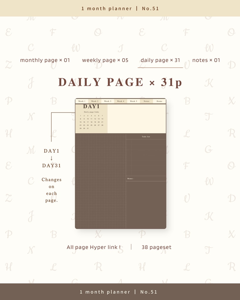 【 12 color 】1ヶ月手帳 | No.51