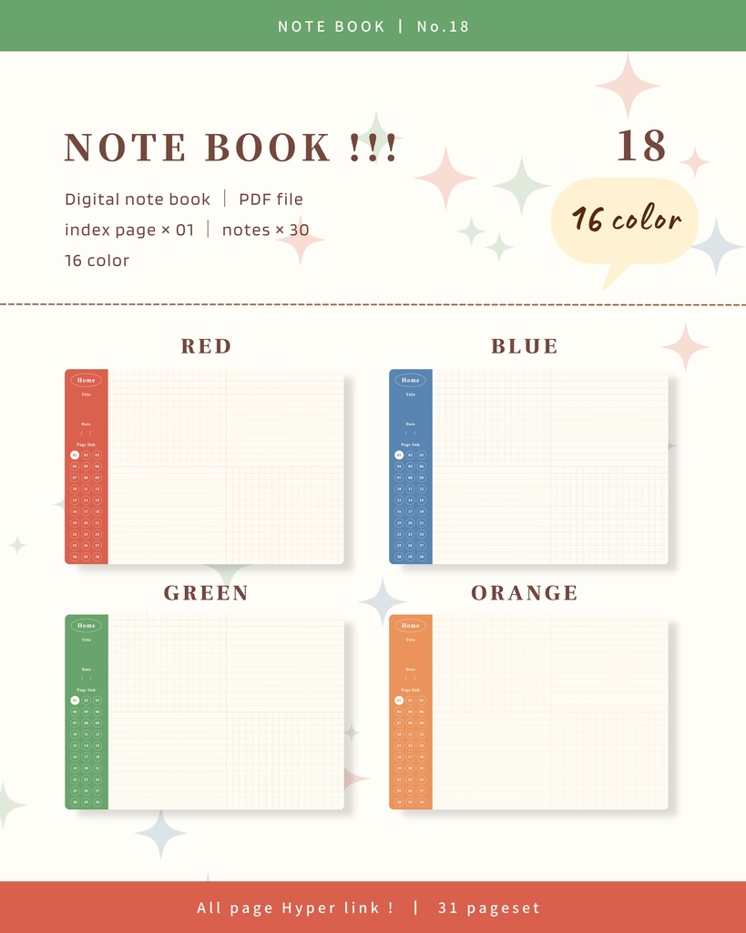 Notebook|No.18