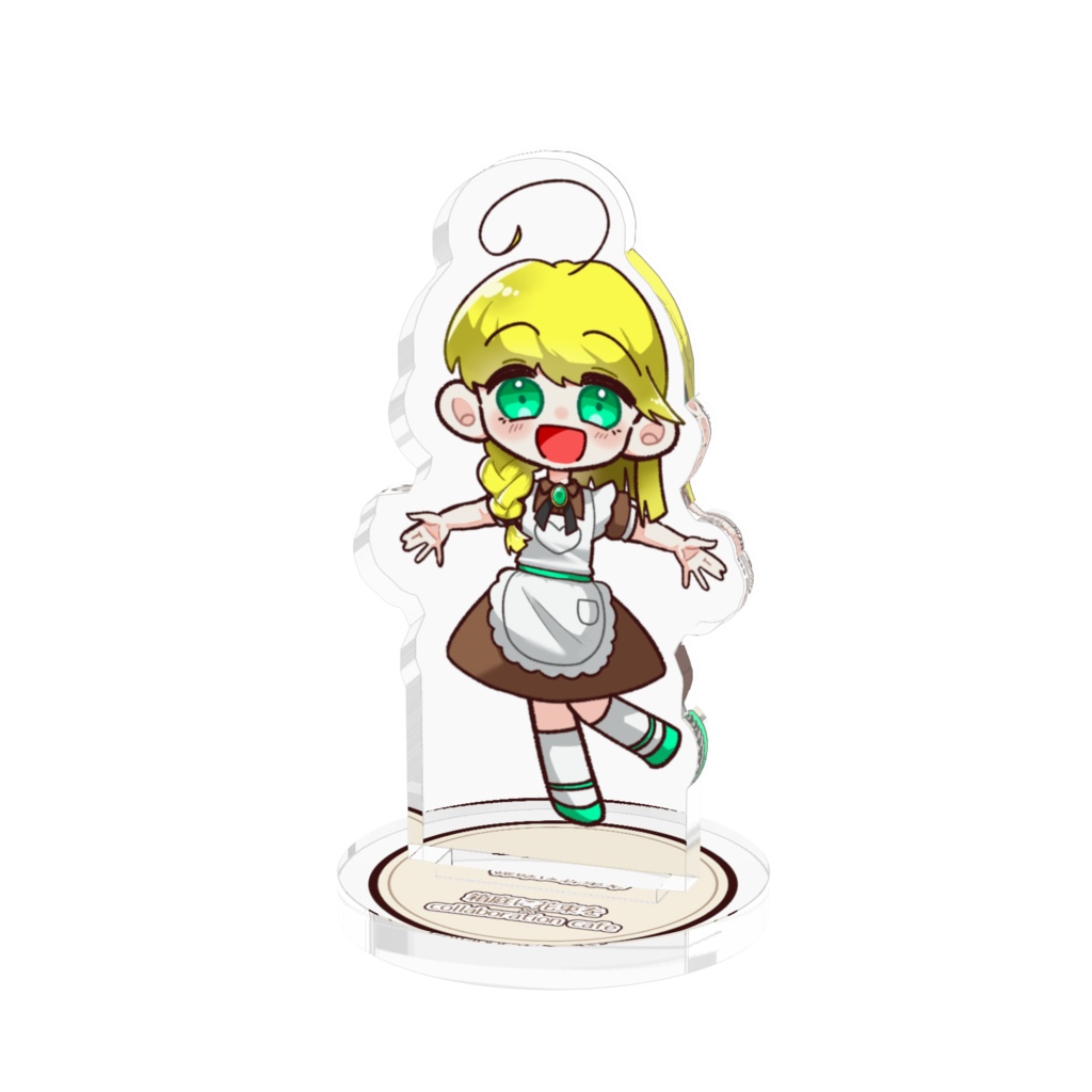 「箱庭に花束を」コラボカフェ風デフォルメアクスタ_ルミ