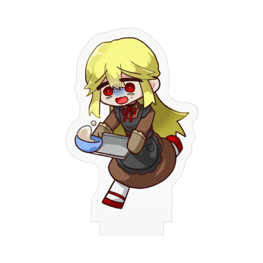 「箱庭に花束を」コラボカフェ風デフォルメアクスタ_カナ